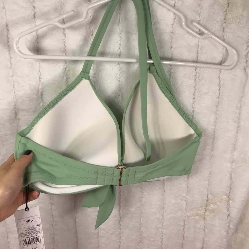 NWT Shade and Shore 36DD Swimwear Halter Top Lightly padded - Picture 4 of 6